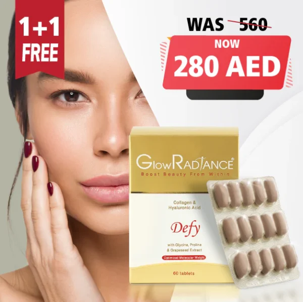 GlowRadiance Defy Tablets 60's Buy 1 Get 1