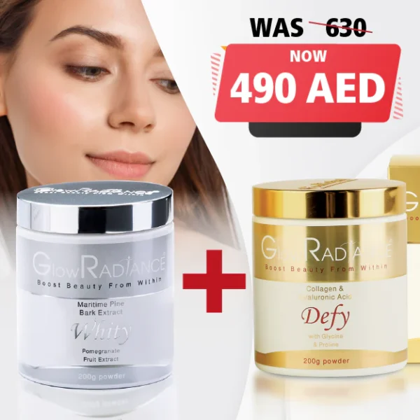 GlowRadiance Whity Powder 200gm + Defy Powder 200gm