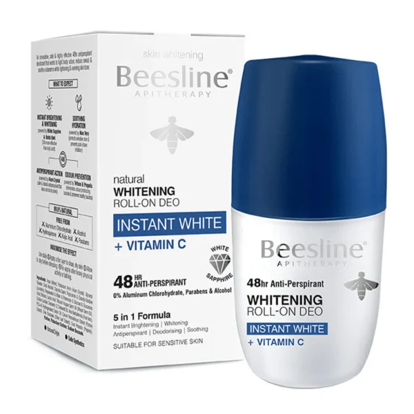 Beesline white roll on deo instant white 50 ml (bl8814)