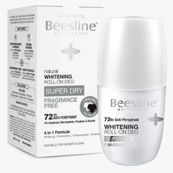 Beesline White Roll On Deo Super Dry Frag Free Women 50 Ml (Bl88118